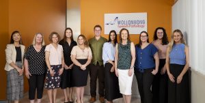 Wollongong Speech Pathology team standing in clinic